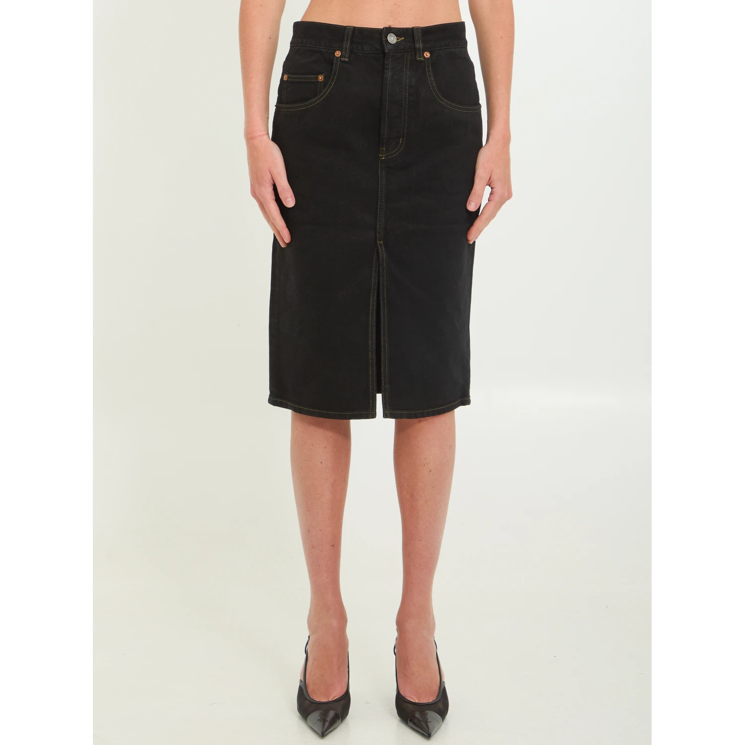 Deep Sea baggy pencil skirt