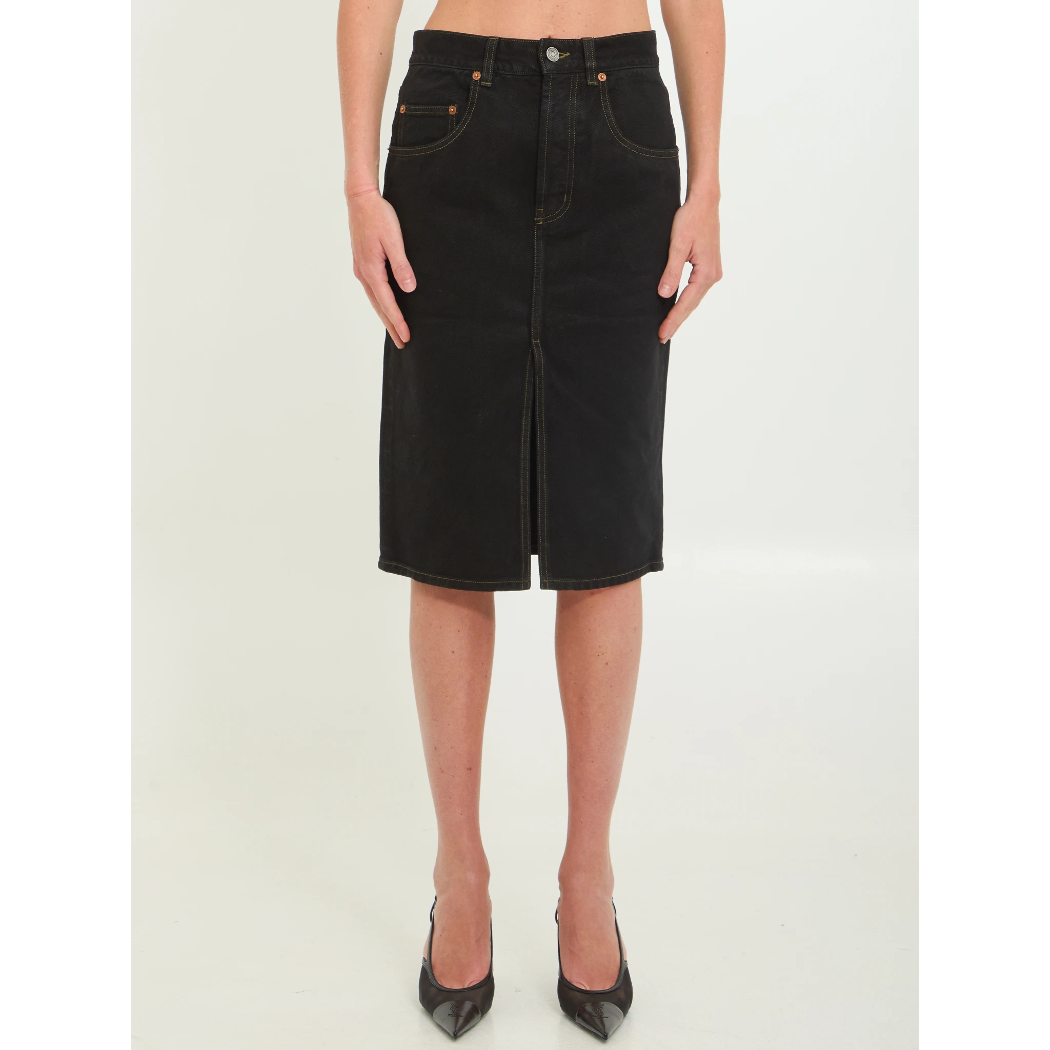 Deep Sea baggy pencil skirt