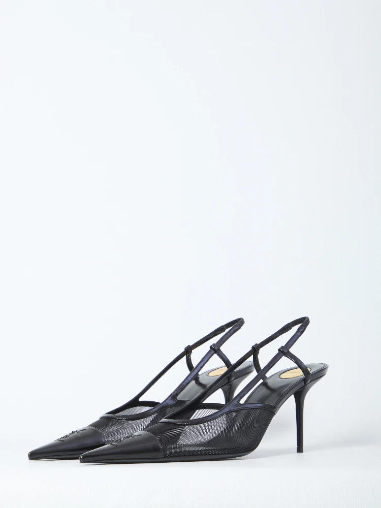 Renée mesh slingback pumps alternative