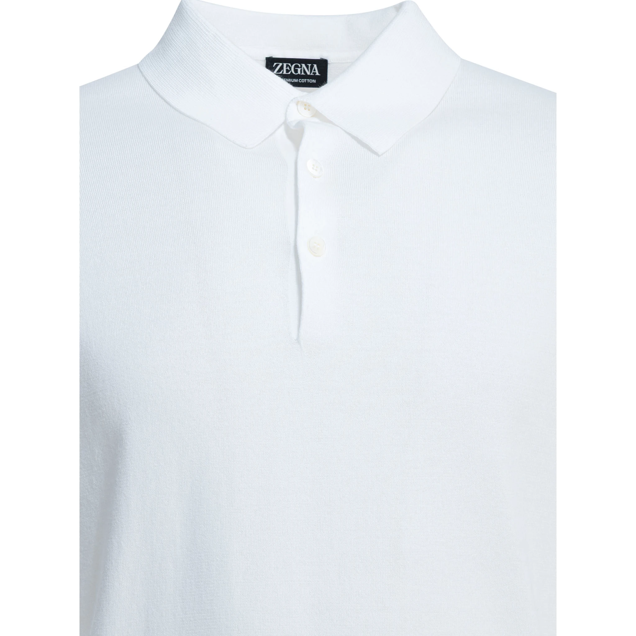 Cotton polo shirt with short sleeves