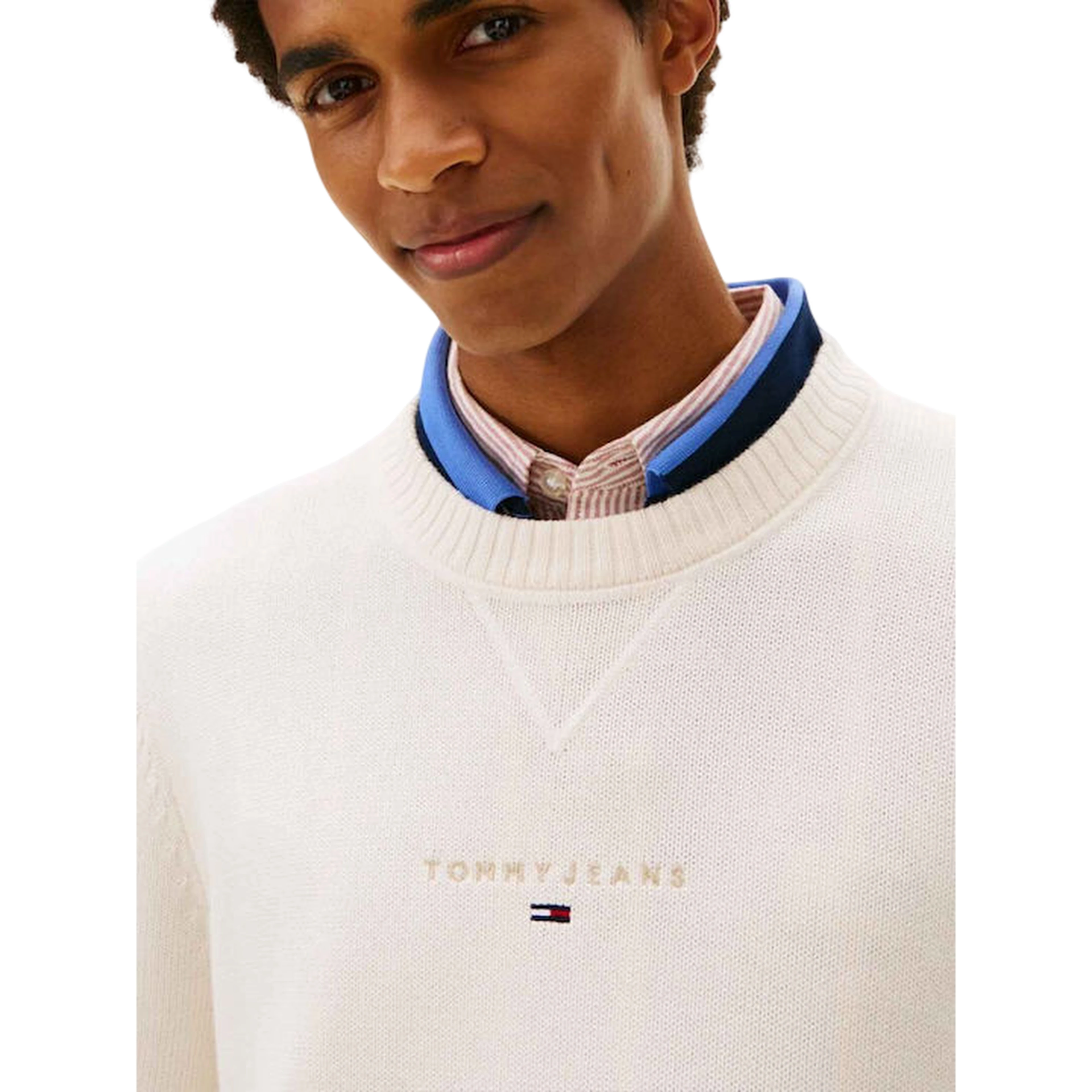 TOMMY JEANS  Sweaters White