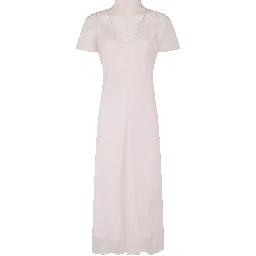 ABITO IN ORGANZA DI SETA CON SOTTOVESTE