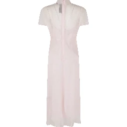 ABITO IN ORGANZA DI SETA CON SOTTOVESTE