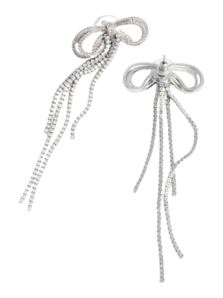 DOUBLE CRYSTAL BOW EARRINGS alternative