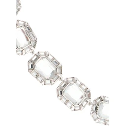 SILVER CRYSTAL NECKLACE