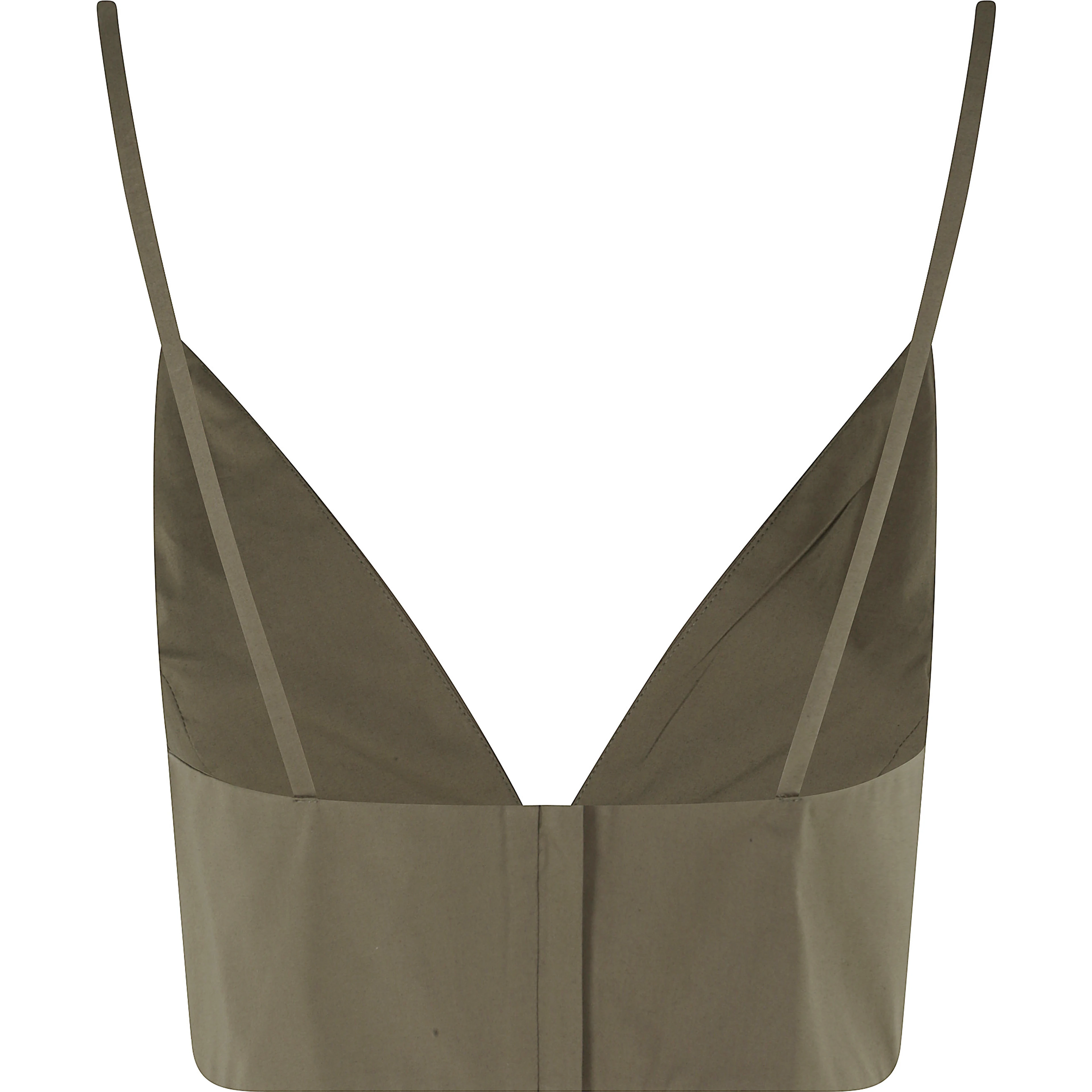 TOP  IN POPELINE SCOLLO V SPALLINE SOTTILI