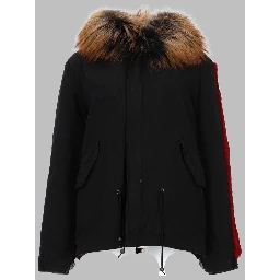 fur patches parka