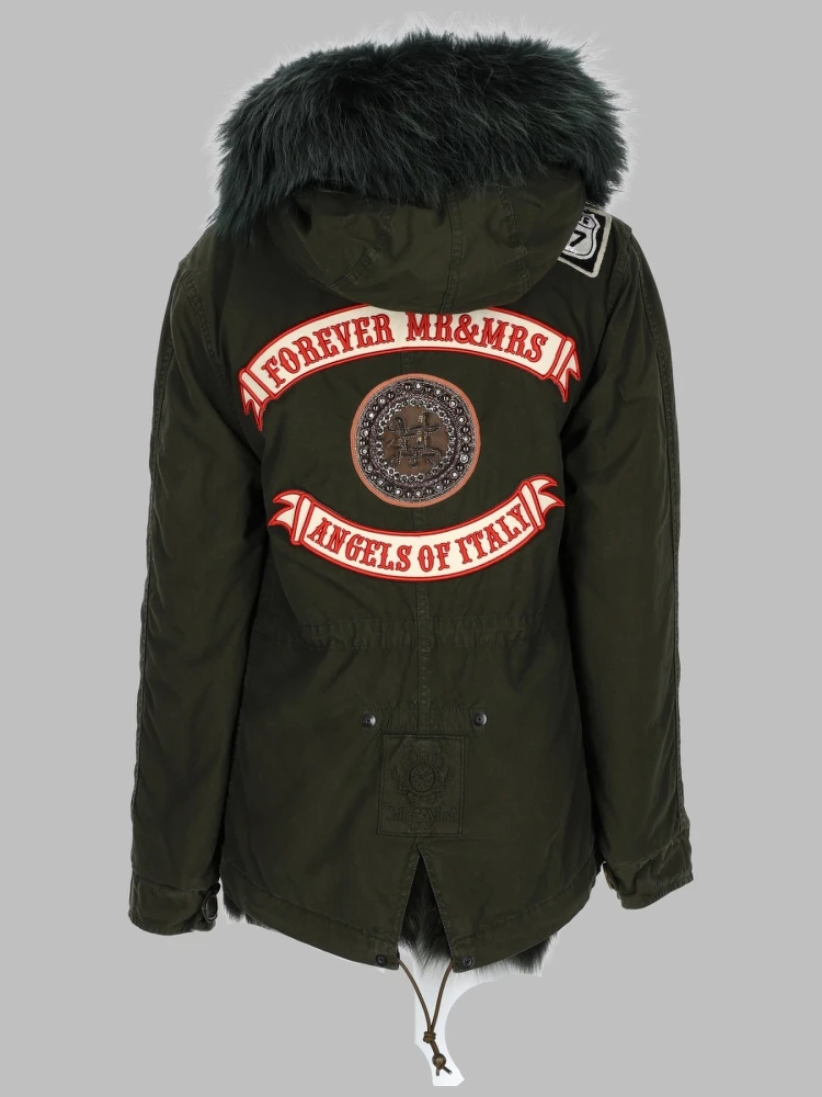 patches logo parka alternative