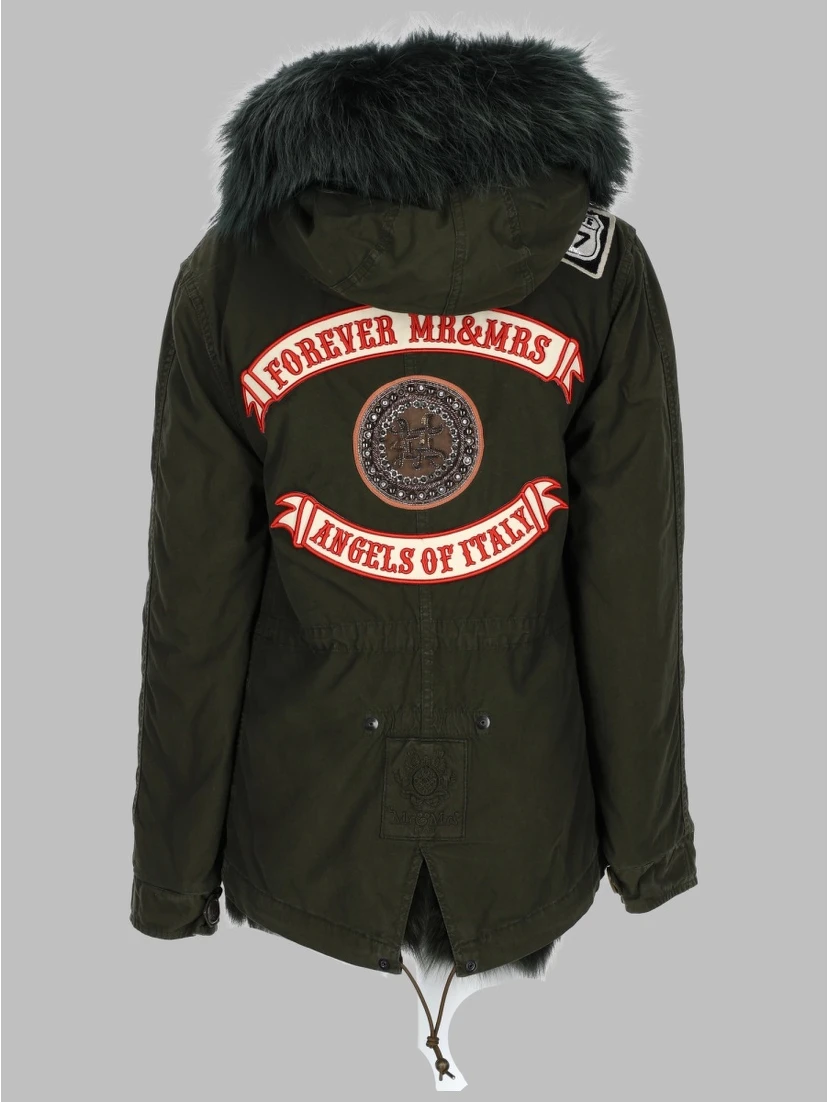 patches logo parka