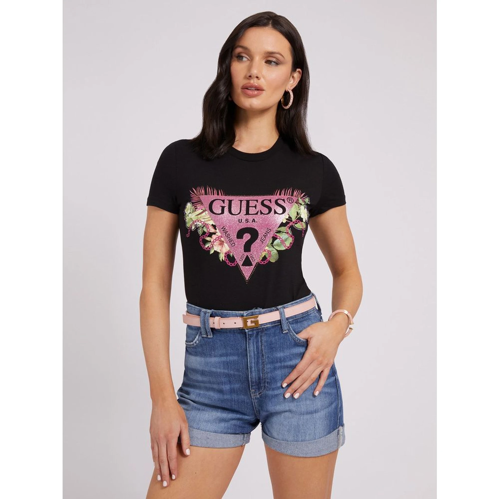 Black Cotton T-Shirt