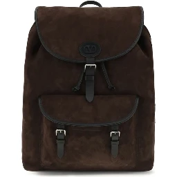 Brown Calf Leather Bos Taurus Backpack