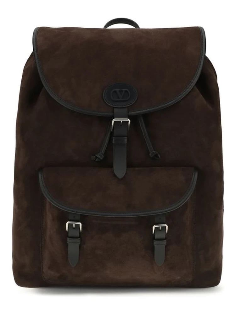 Brown Calf Leather Bos Taurus Backpack