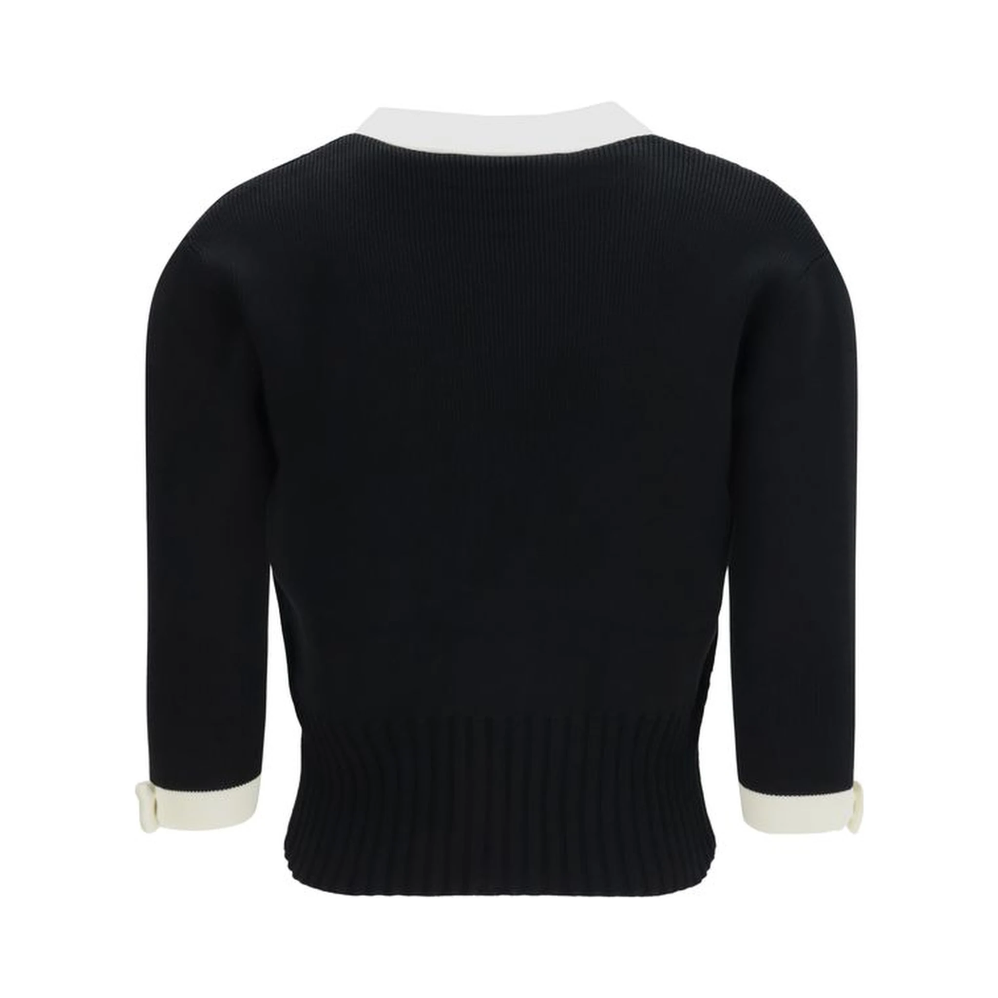 Black Cotton Cardigan
