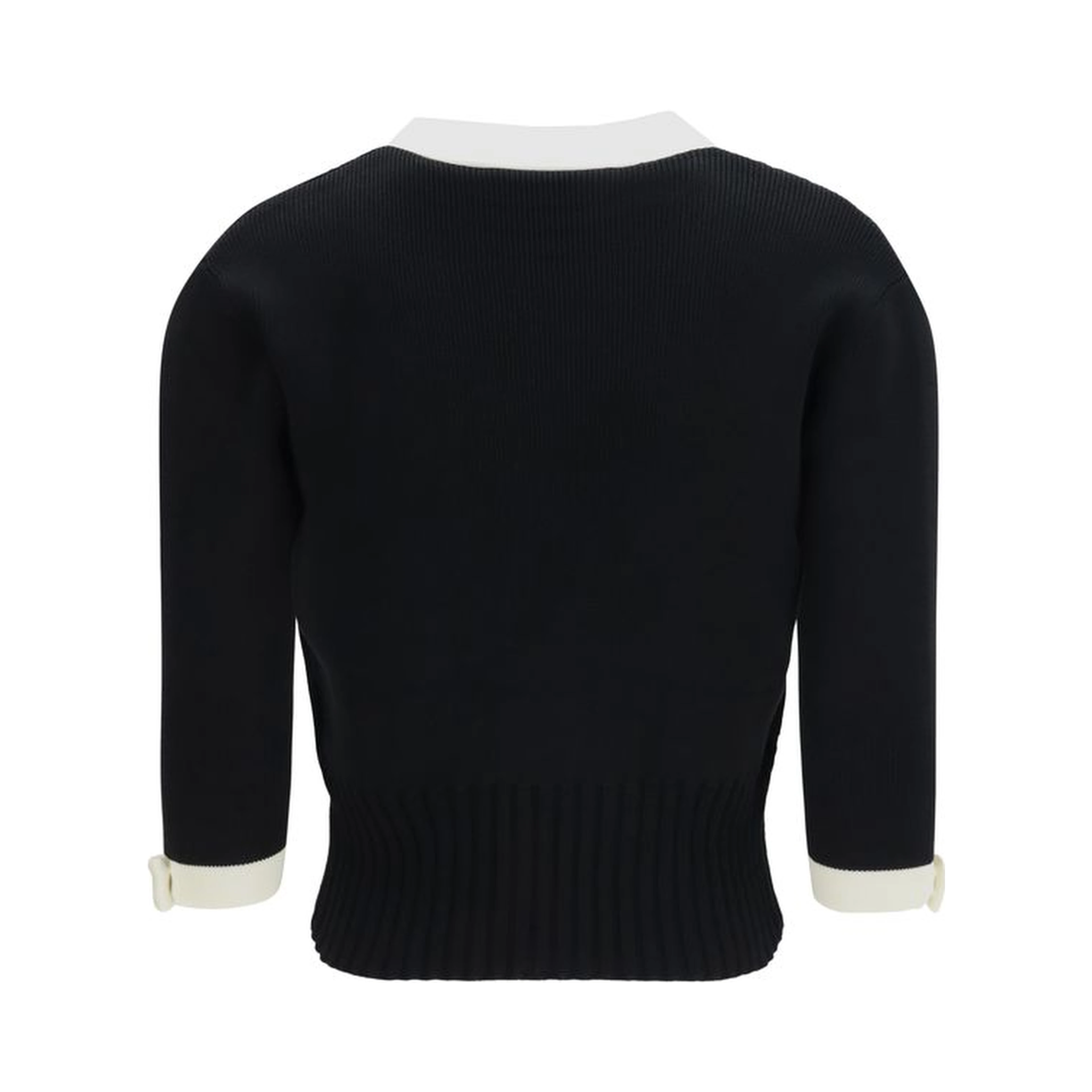 Black Cotton Cardigan