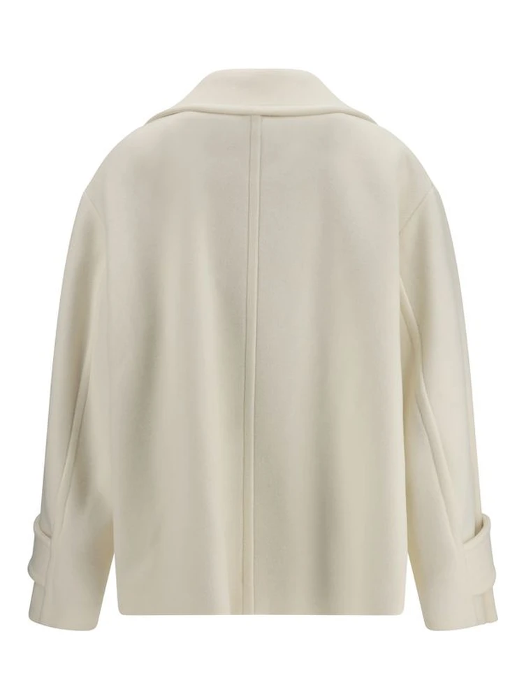 White Wool Oves Aries Coat alternative