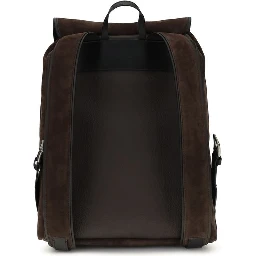 Brown Calf Leather Bos Taurus Backpack