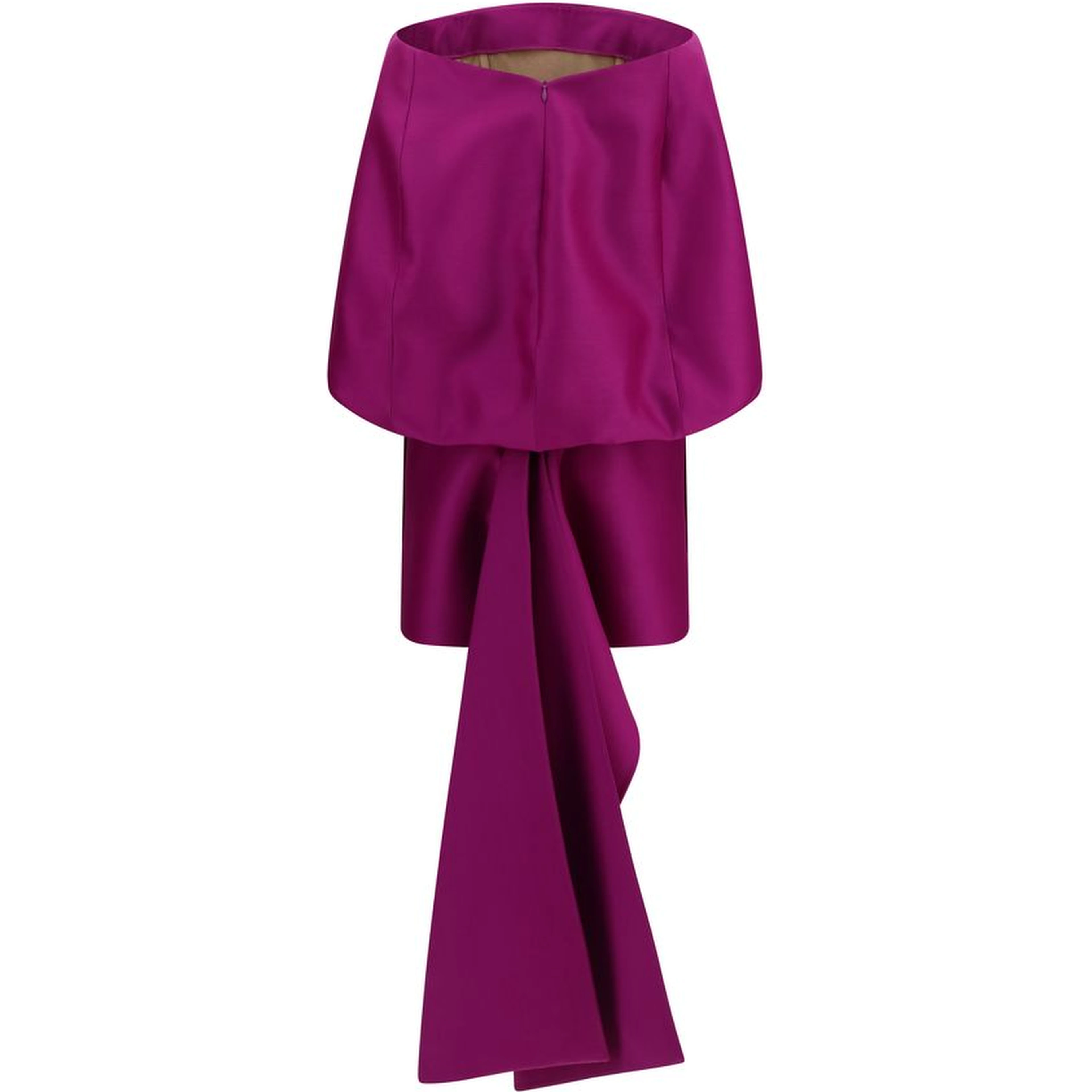 Purple Wool Oves Aries Cocktail Dress