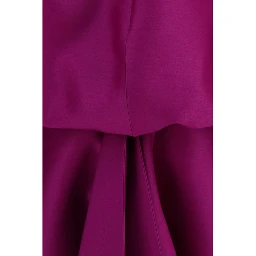 Purple Wool Oves Aries Cocktail Dress