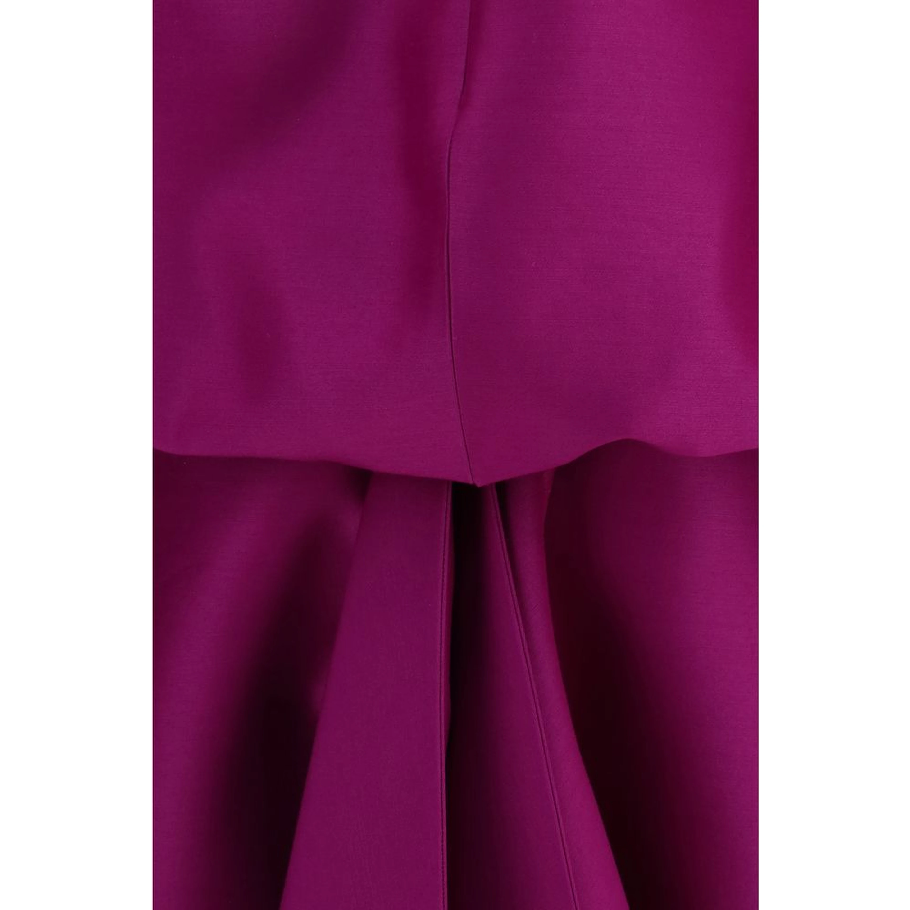 Purple Wool Oves Aries Cocktail Dress