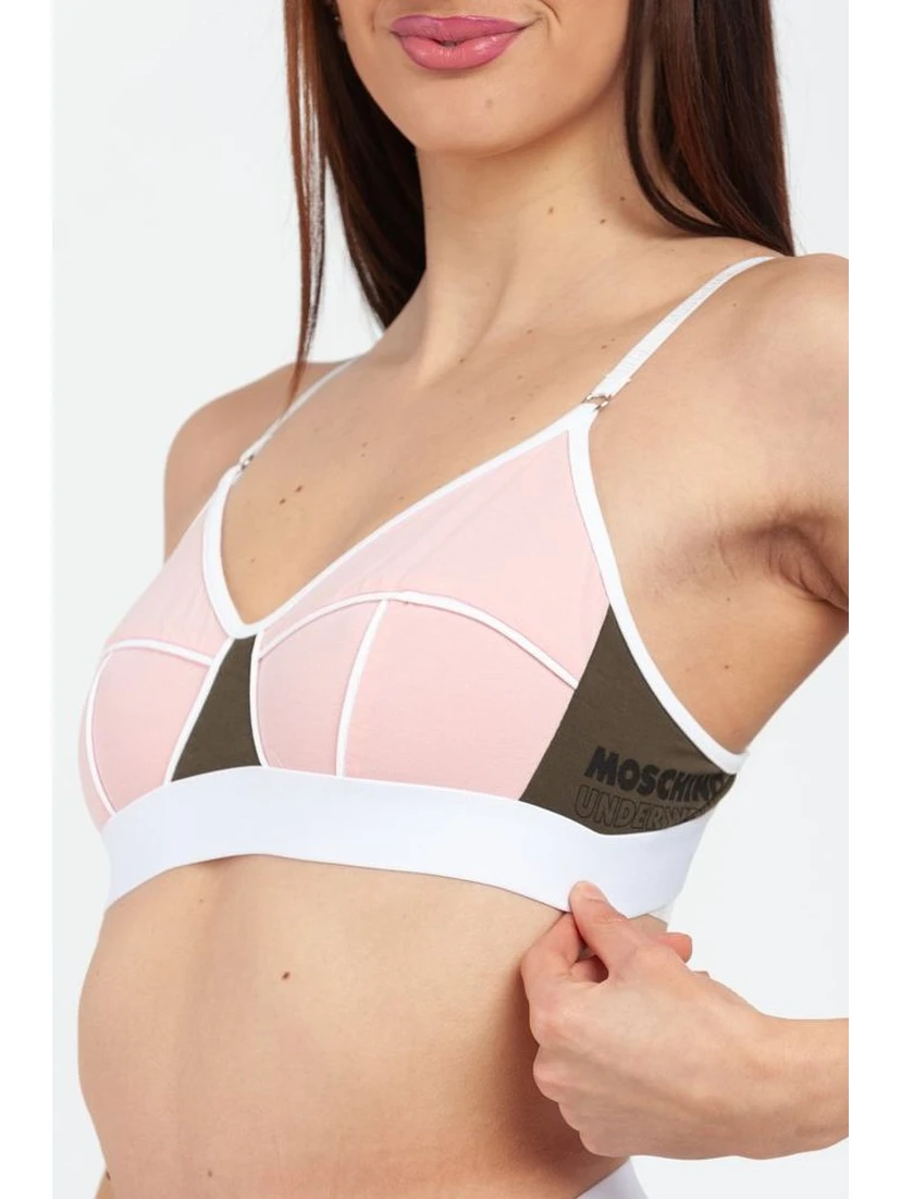 Multicolor Cotton Bra