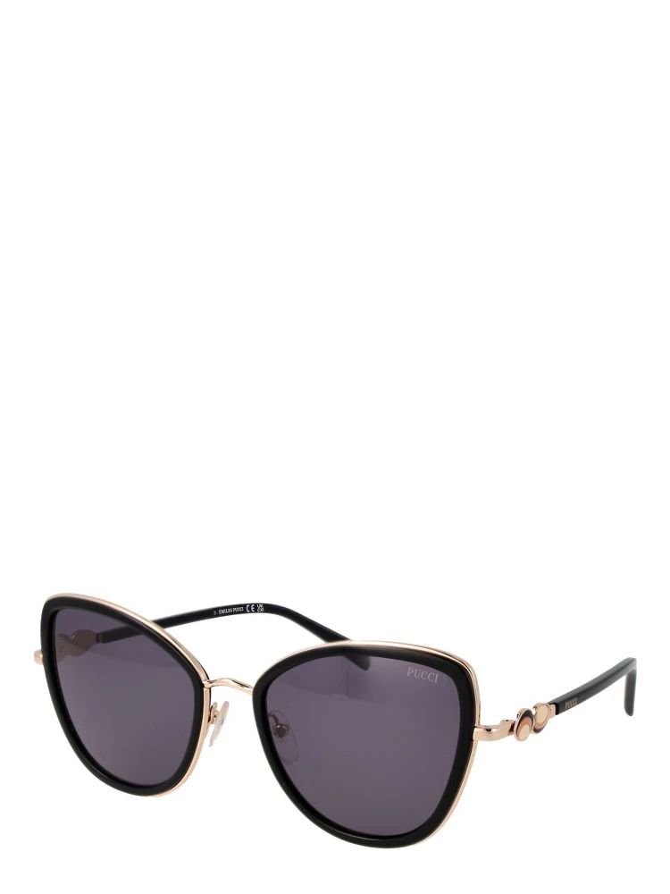 Black Metal Sunglasses