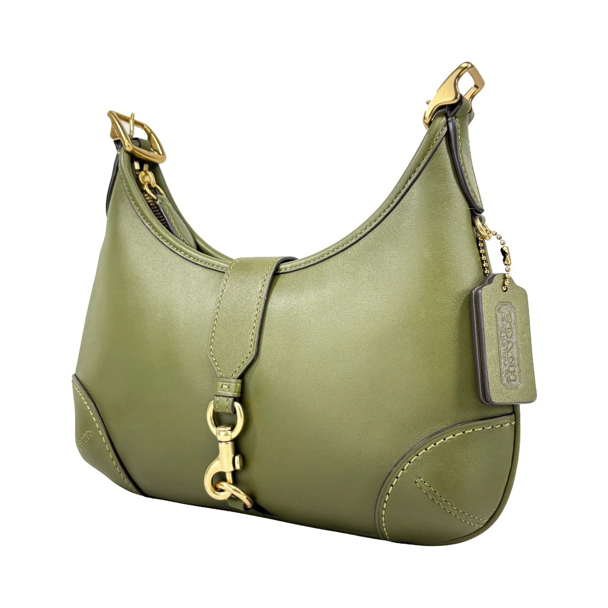 Coach Hamptons Leather Hobo Shoulder Bag