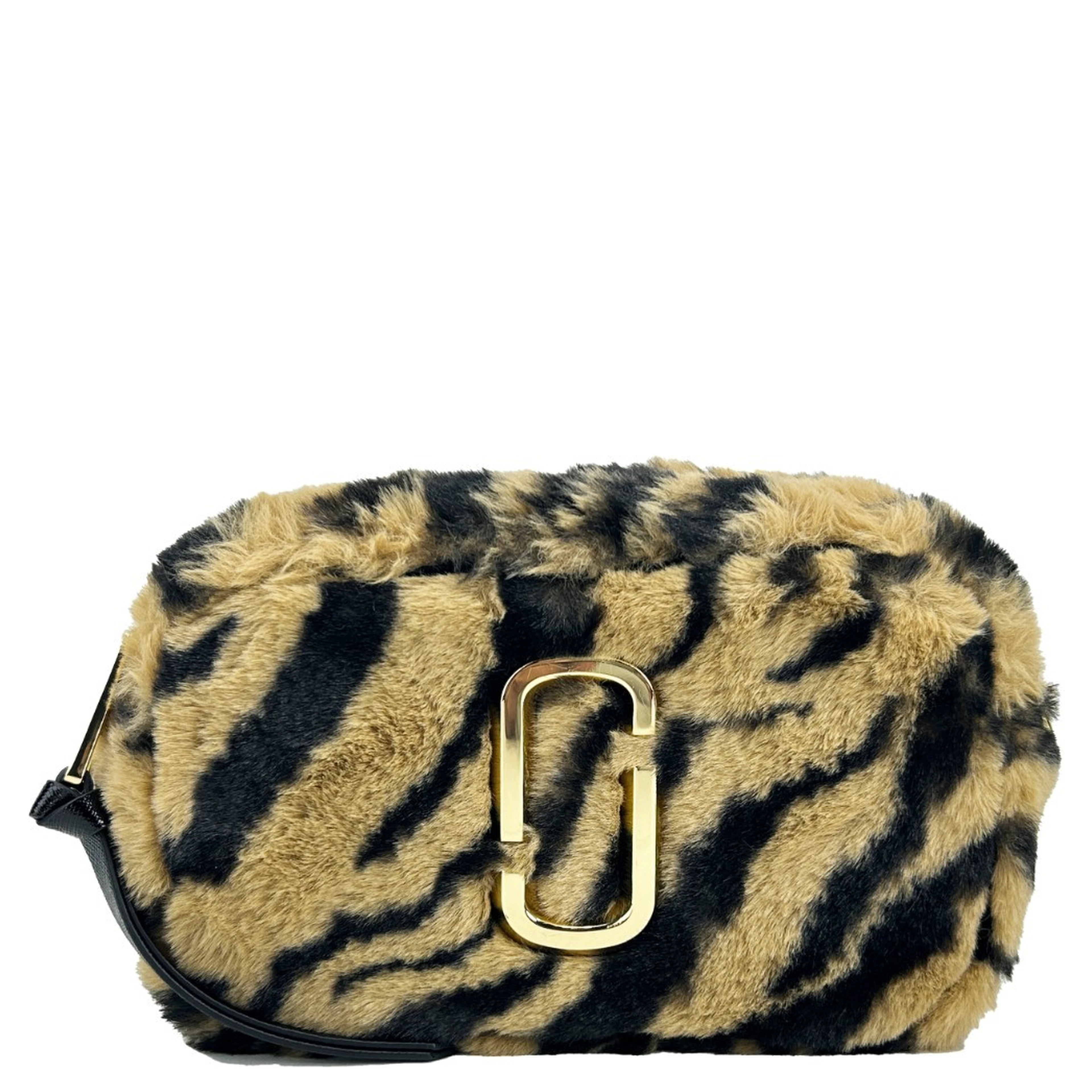 Marc Jacobs The Snapshot Tiger Fur Crossbody Bag