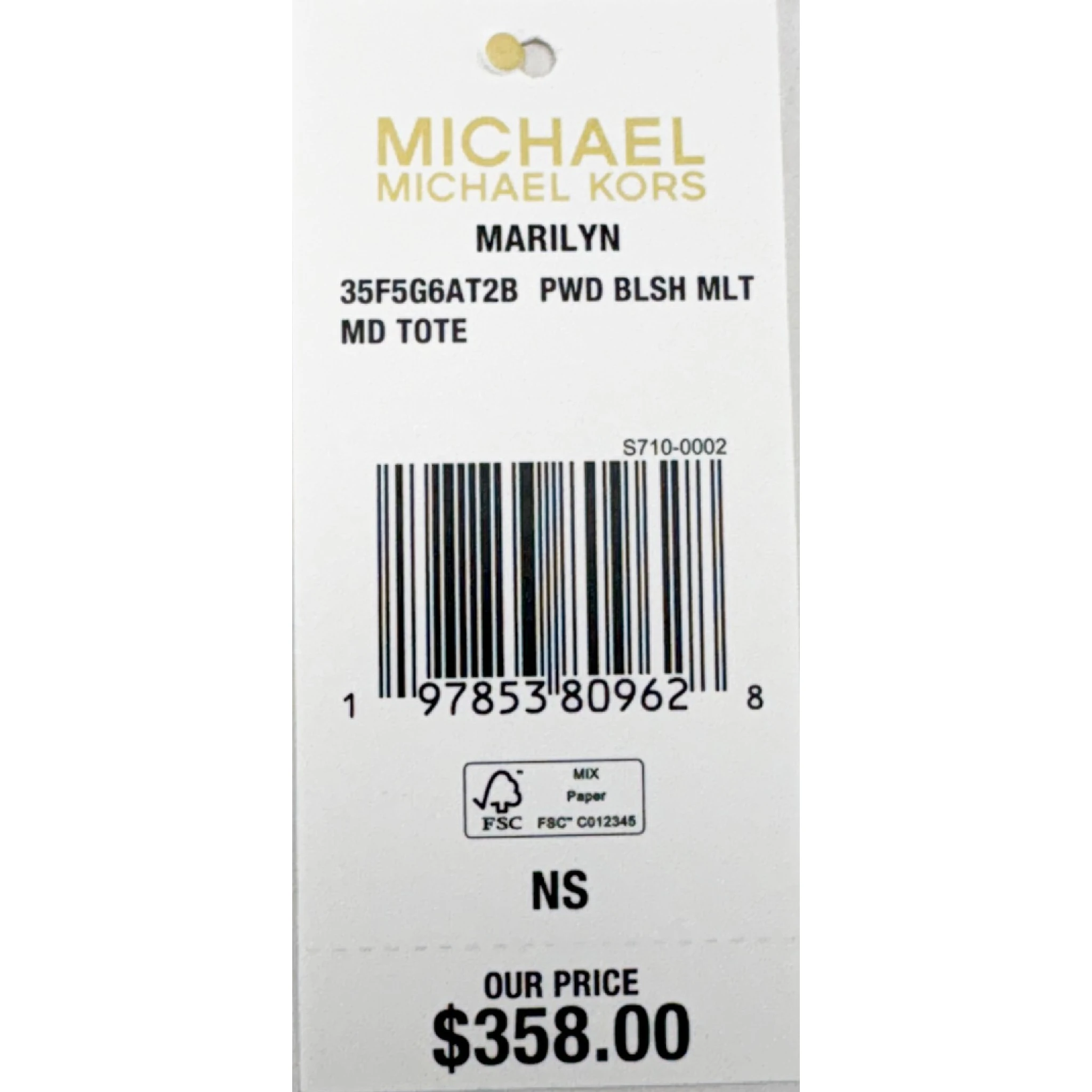Michael Kors Marilyn Medium Signature Tote Bag Purse