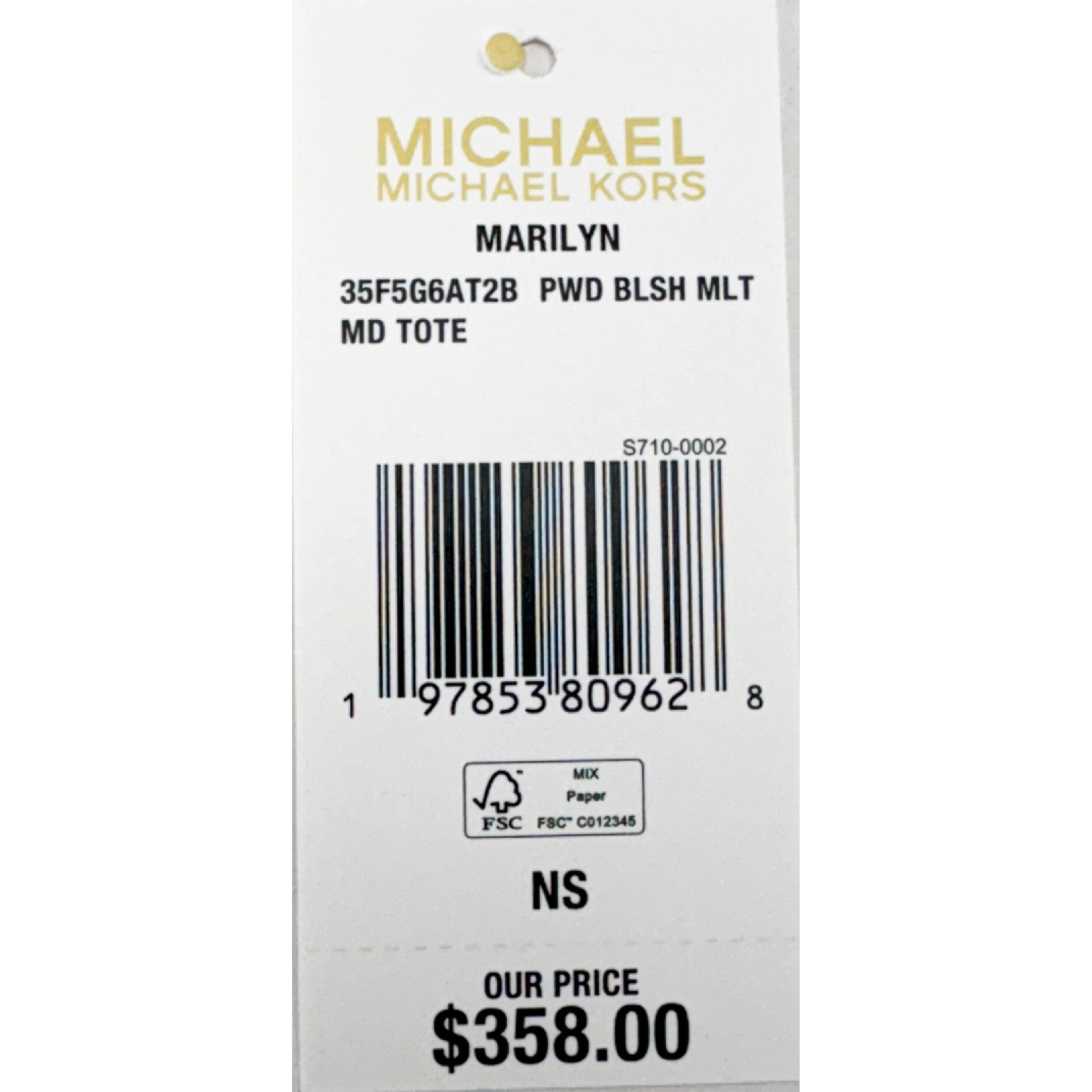 Michael Kors Marilyn Medium Signature Tote Bag Purse
