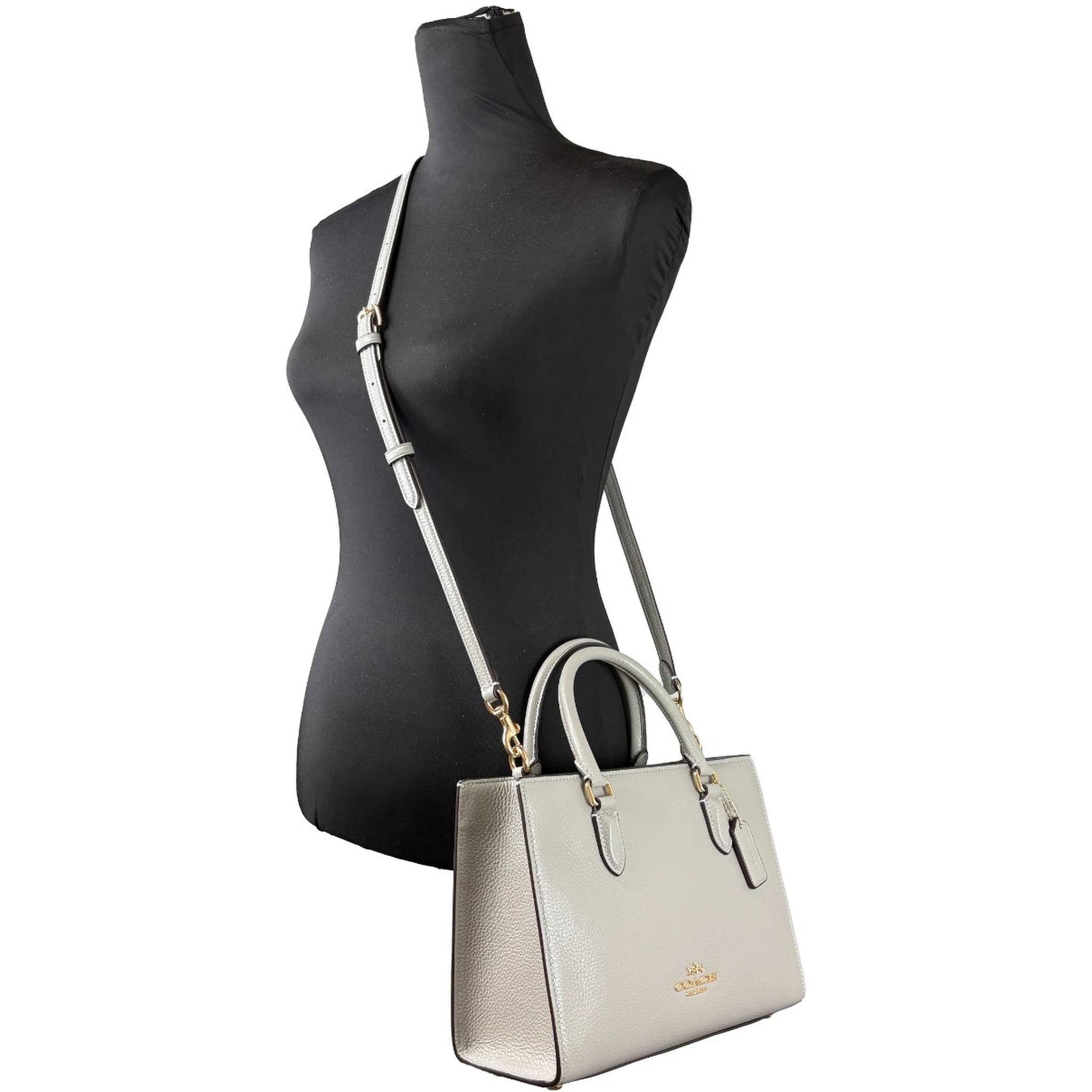 Coach Maggie Small Leather Crossbody Tote Bag