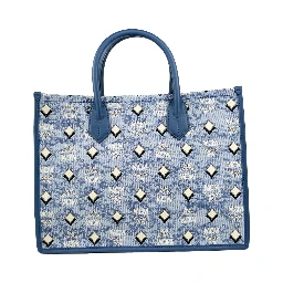 MCM Aren Munchen Denim Tote Bag