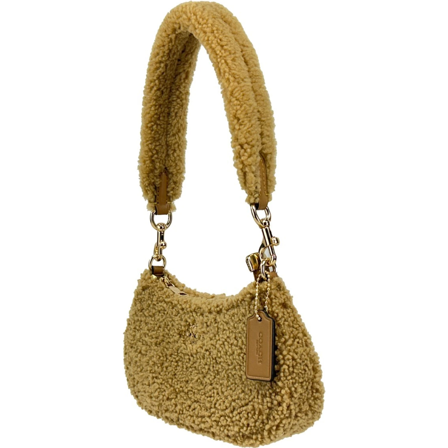 Coach Teri Mini Shearling Fur Crossbody Bag