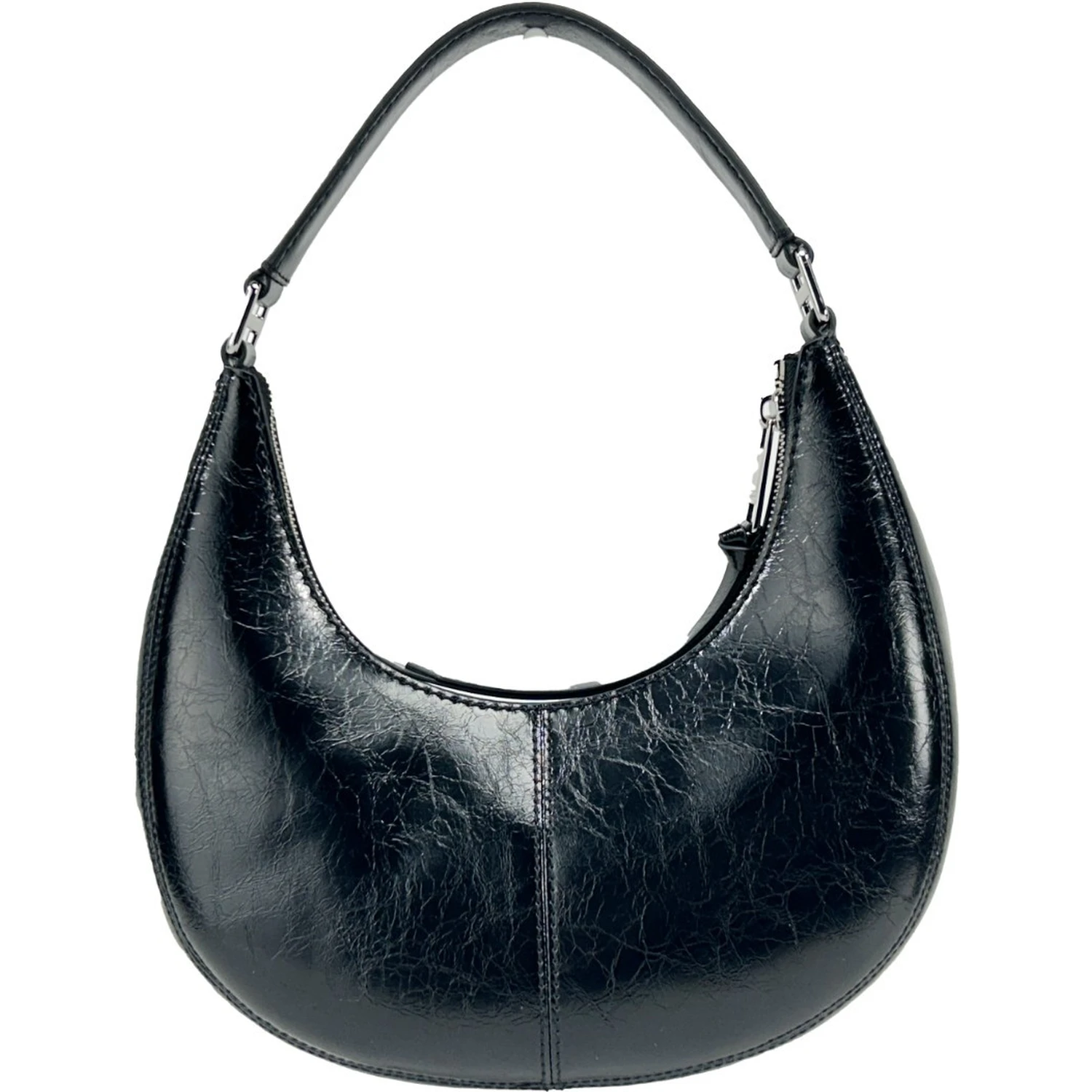 Marc Jacobs Cruiser Small Crescent Crinkle Leather Bag