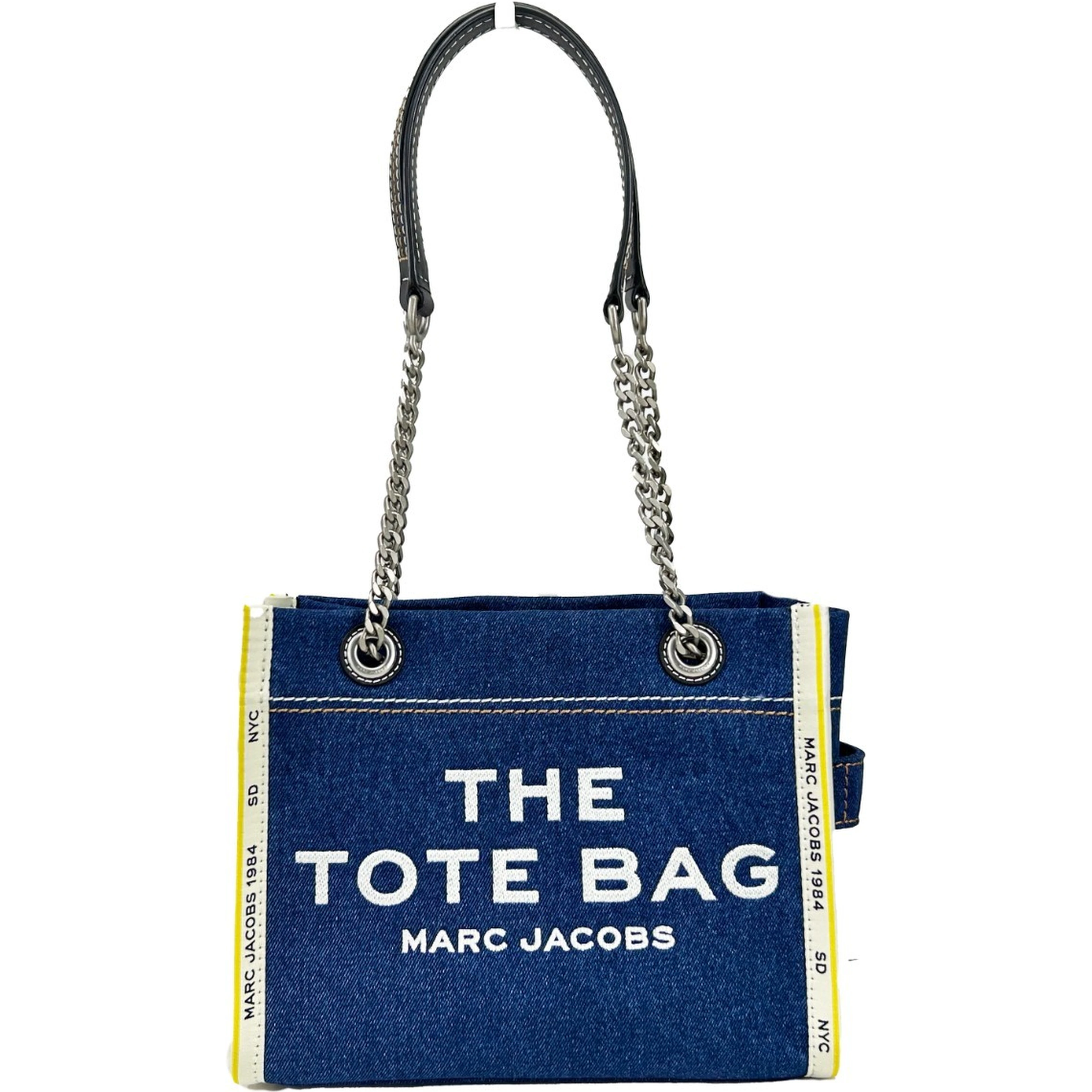 Marc Jacobs Denim Chain Small The Tote Bag