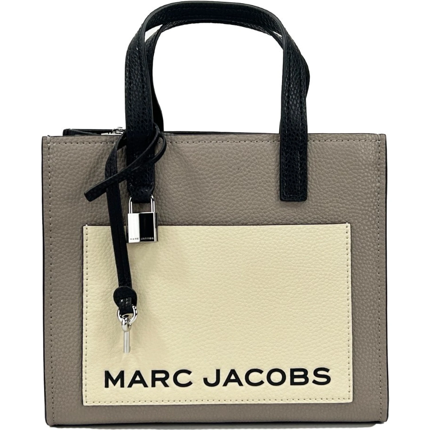 Marc Jacobs Grind Mini Leather Tote Crossbody Bag