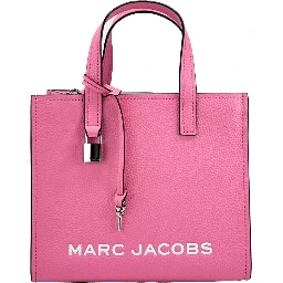 Marc Jacobs Mini Grind Pink Leather Crossbody Bag Purse