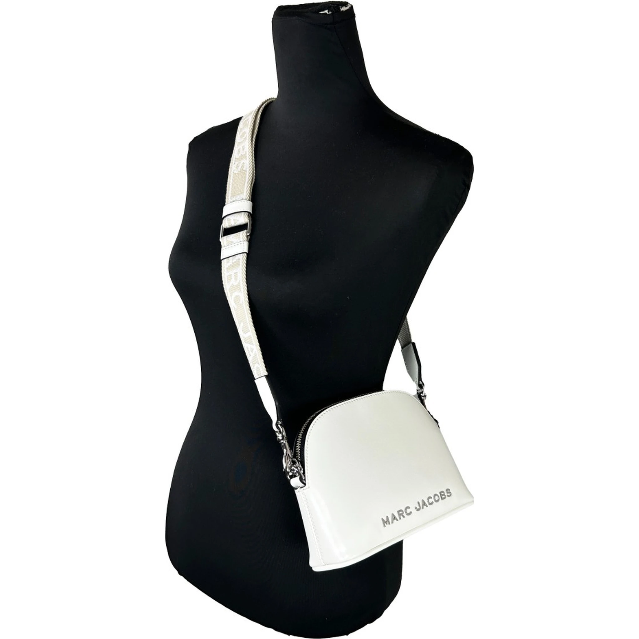 Marc Jacobs Small Leather Dome Crossbody Bag
