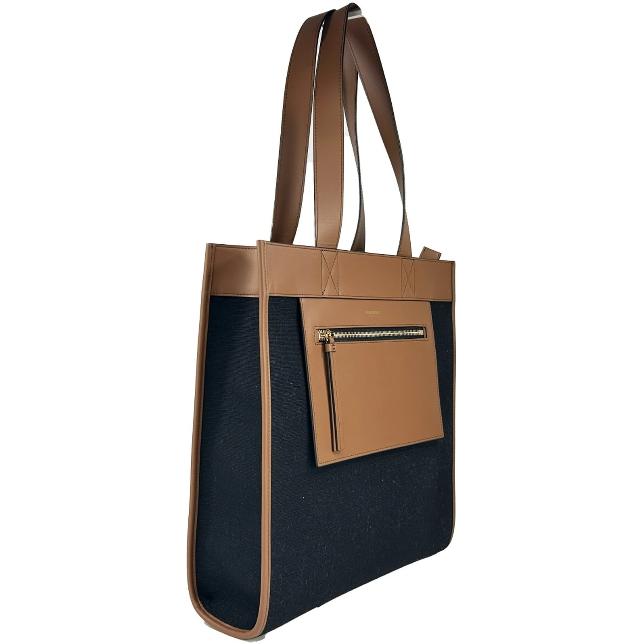 Burberry Small Pocket Tote Manzon Bag Purse
