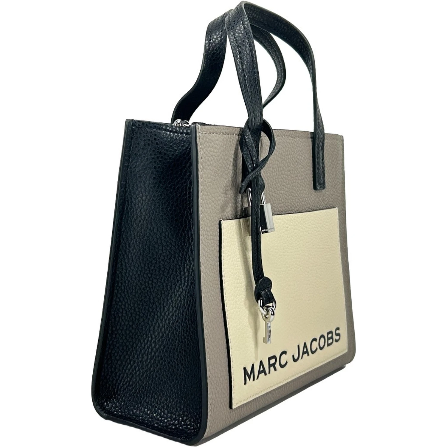 Marc Jacobs Grind Mini Leather Tote Crossbody Bag