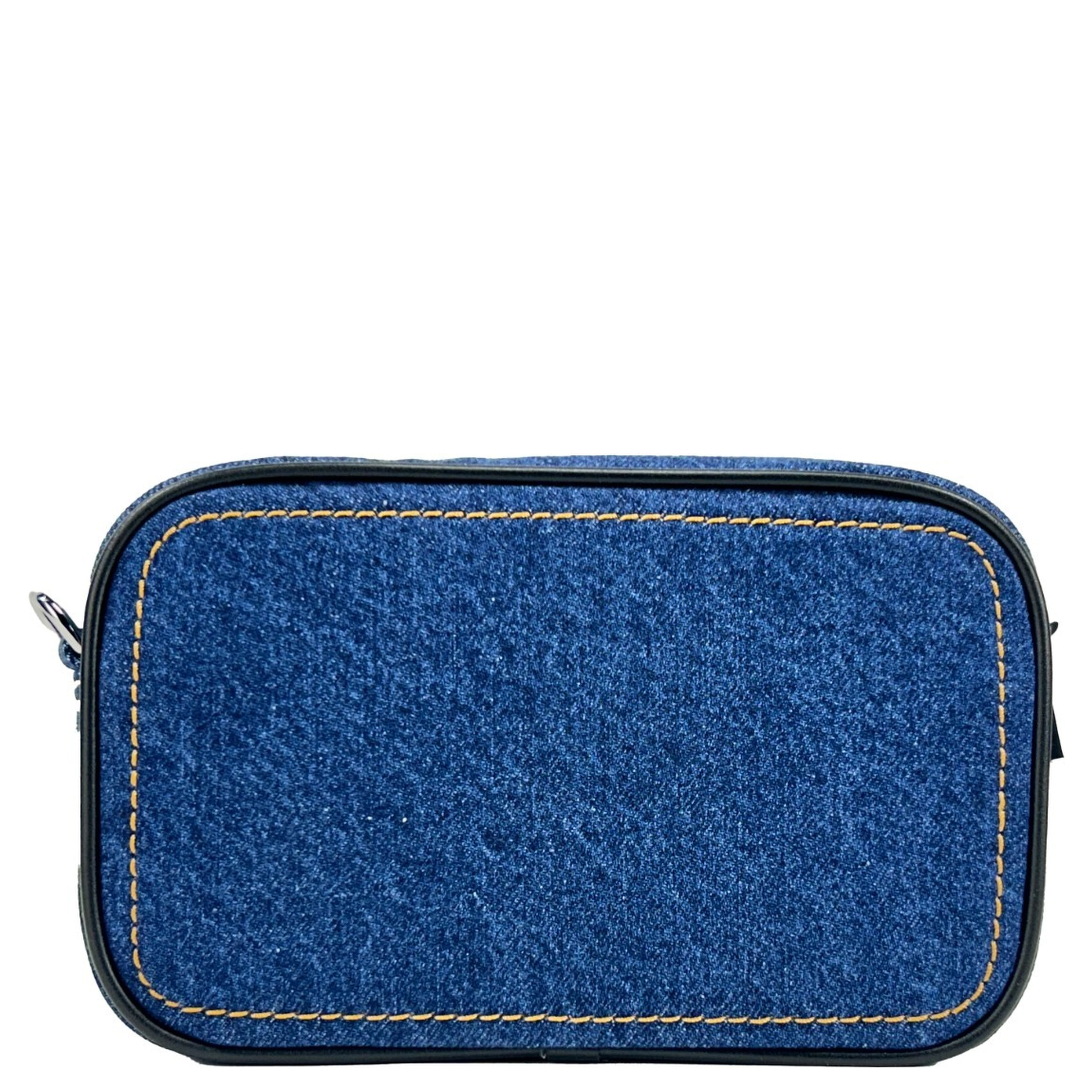 Marc Jacobs Flash Denim Camera Crossbody Bag Purse