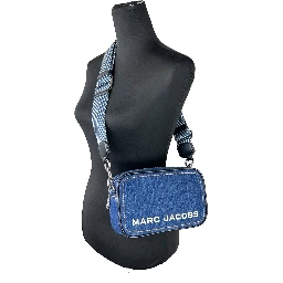 Marc Jacobs Flash Denim Camera Crossbody Bag Purse