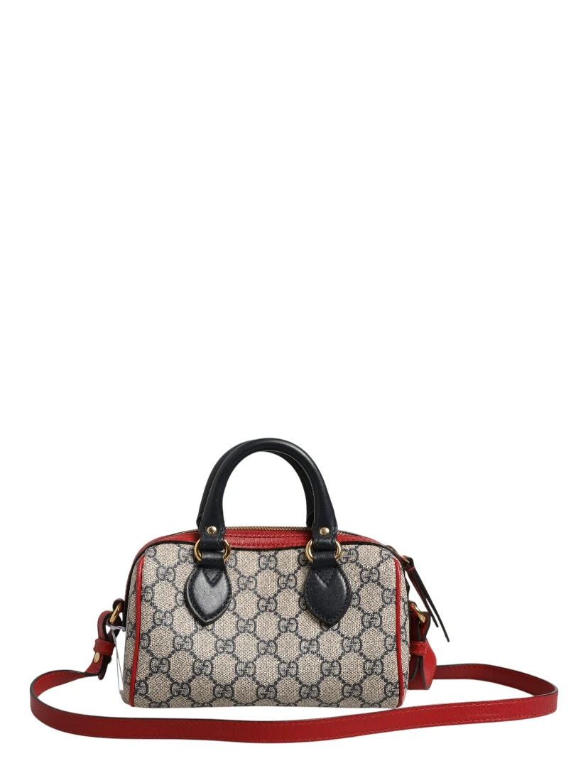 Gucci GG Supreme Mini Boston Bag