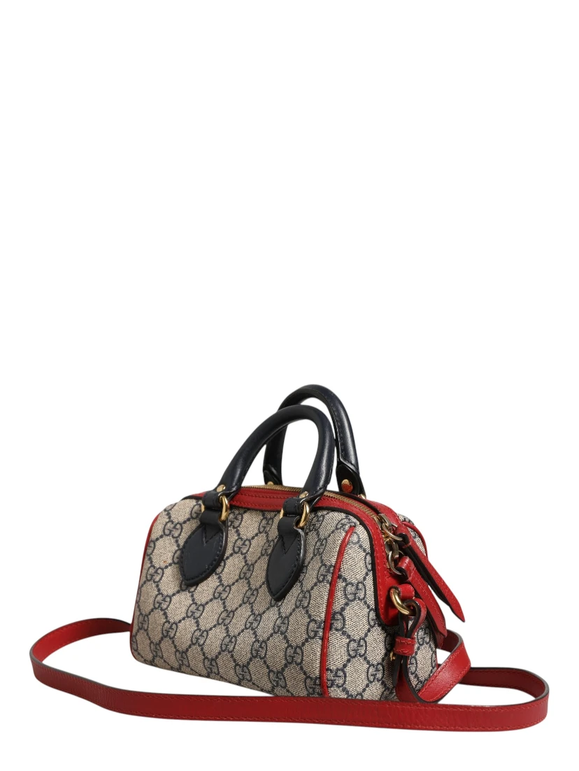 Gucci GG Supreme Mini Boston Bag