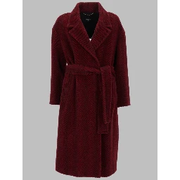 CAPPOTTO IN ALPACA E LANA CON CINTURA