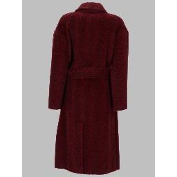 CAPPOTTO IN ALPACA E LANA CON CINTURA