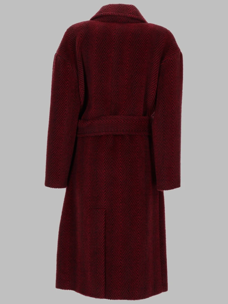 CAPPOTTO IN ALPACA E LANA CON CINTURA alternative