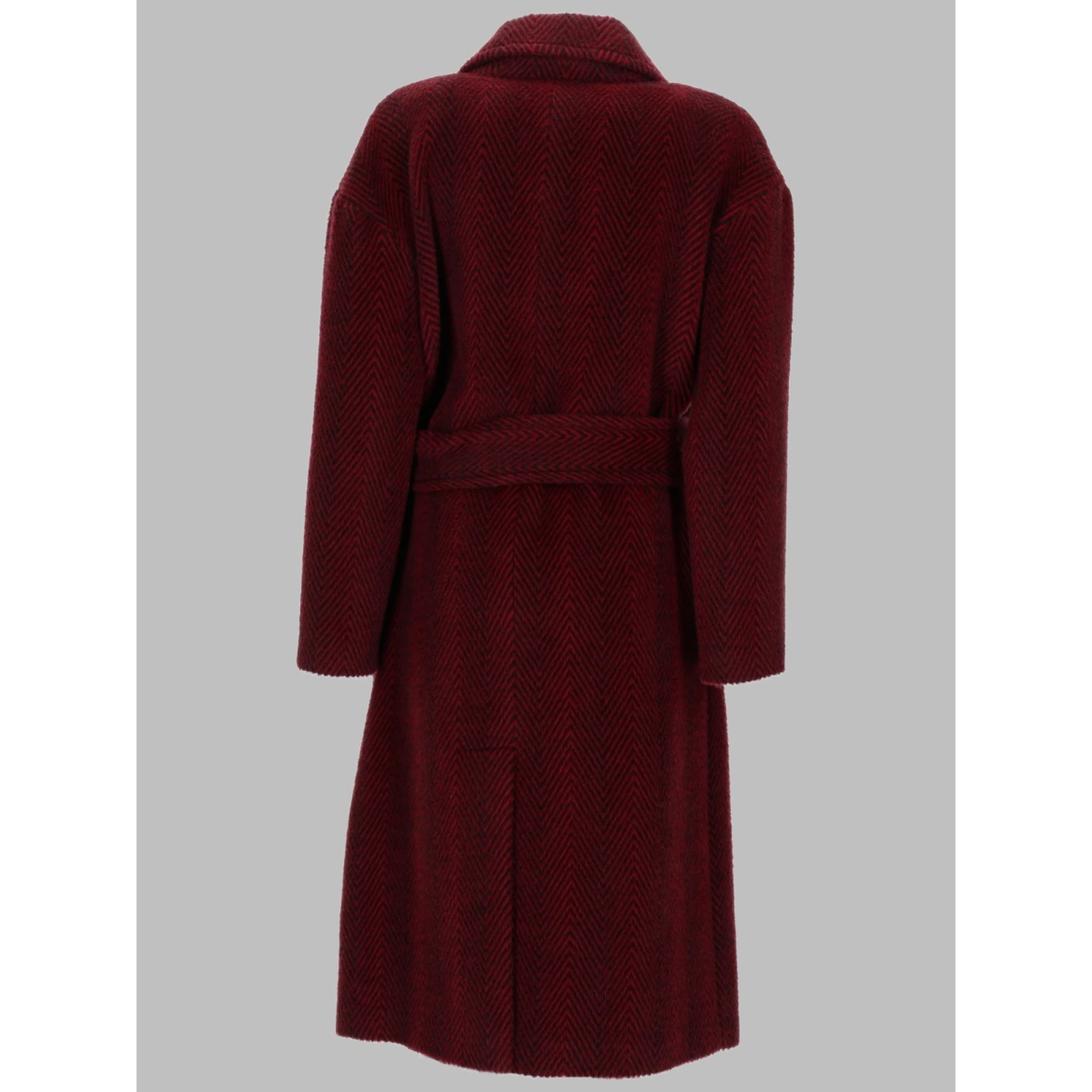 CAPPOTTO IN ALPACA E LANA CON CINTURA