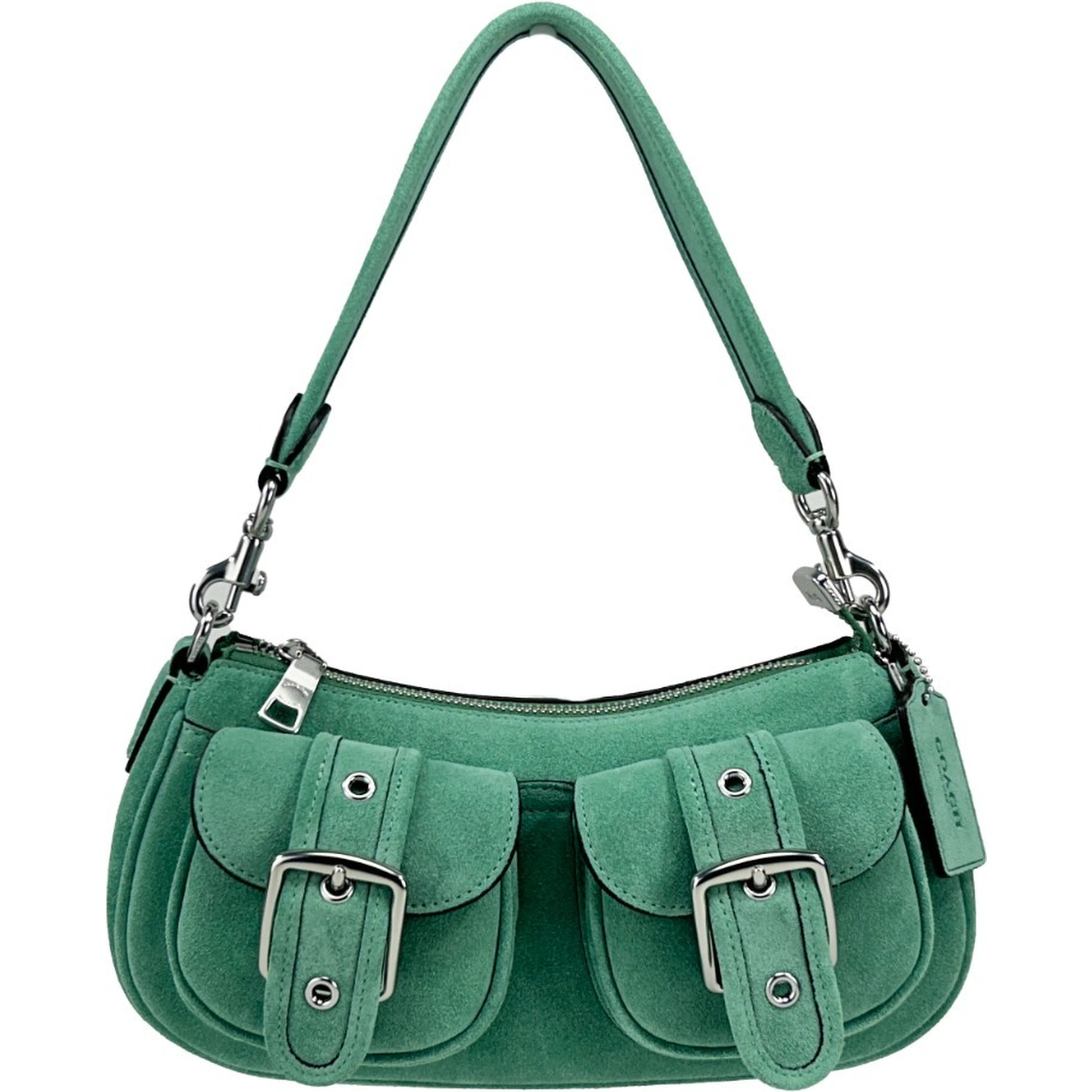 Coach Ashton Suede Shoulder Bag Purse