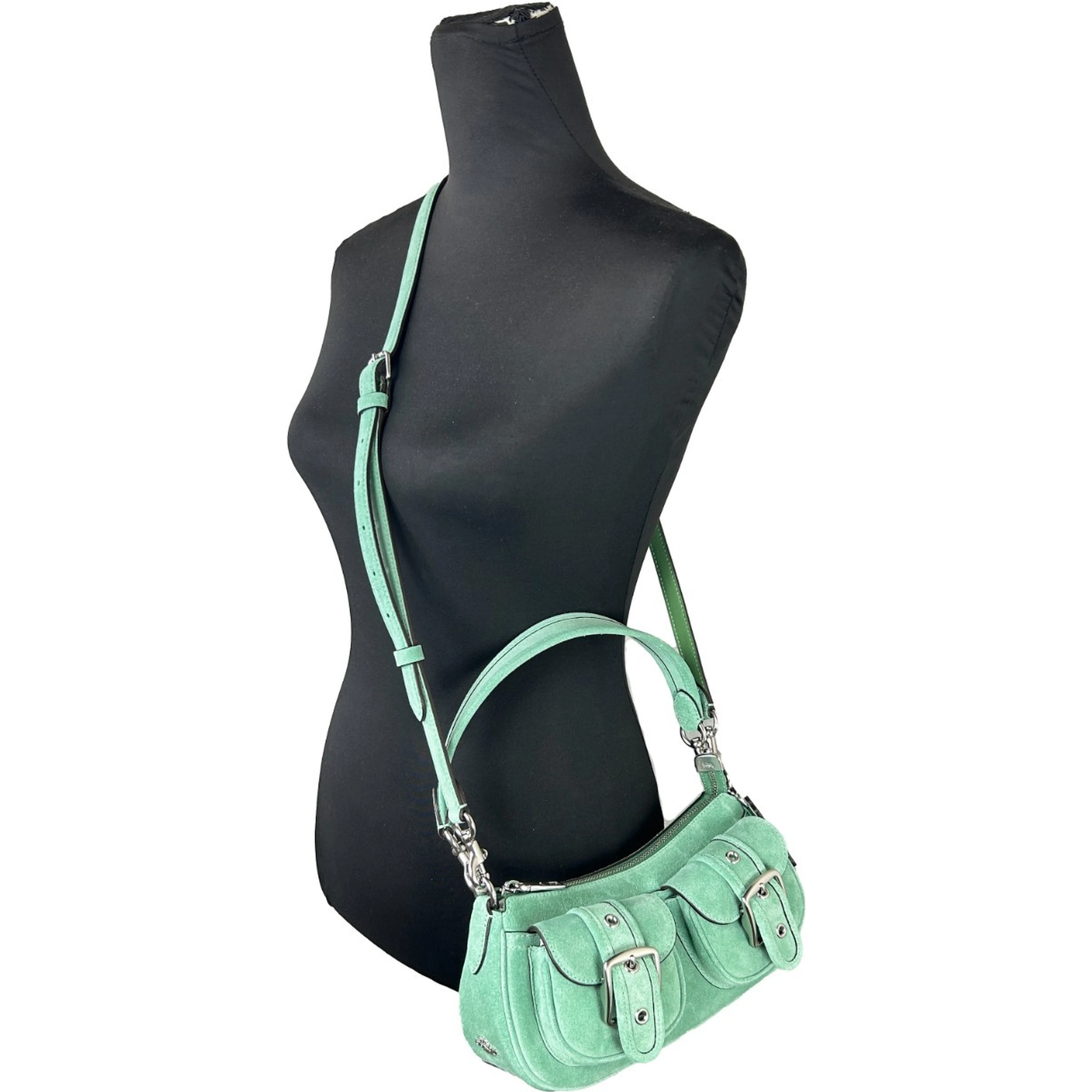 Coach Ashton Suede Shoulder Bag Purse