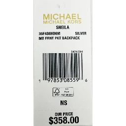 Michael Kors Sheila Medium PVC Backpack Bookbag
